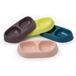 Double Pet Bowl - Assorted Colors