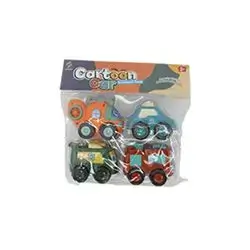 Cartoon Cars Game 4 Pcs