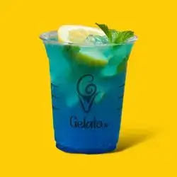 Blue Croissant Mojito