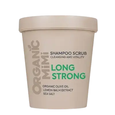 Shampoo Scrub Cleansing and Vitality Long Strong 310g _ ORGANIC MiMi