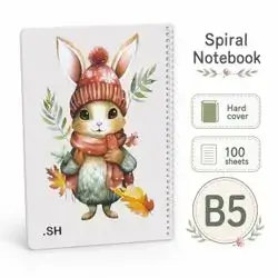 Hardcover Spiral Notebook – B5 | 100 Sheets