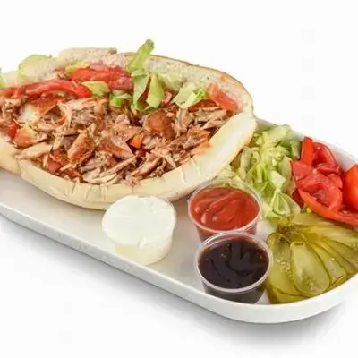 Chicken Sandwich With Turkish Samoon