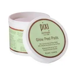 Pix! Skintreats Glow Peel Pads 20% Glycolic Acid & Rose Water 60pads