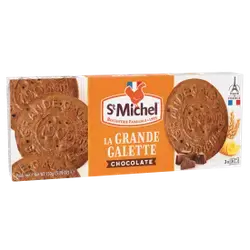St. Michel 9 Grandes Galettes Butter cookies with chocolate 150g