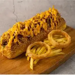 Beef Steak Sandwich With Mushrooms