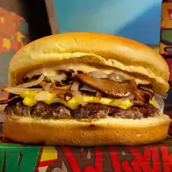 Mushroom Beef Burger
