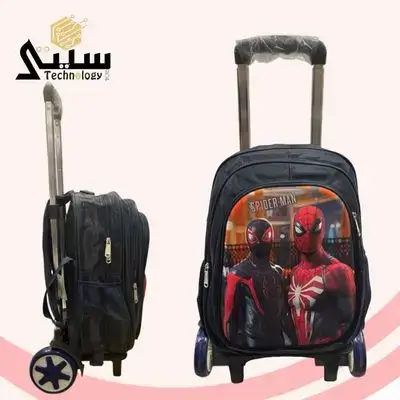 School bag Rolling spiderman