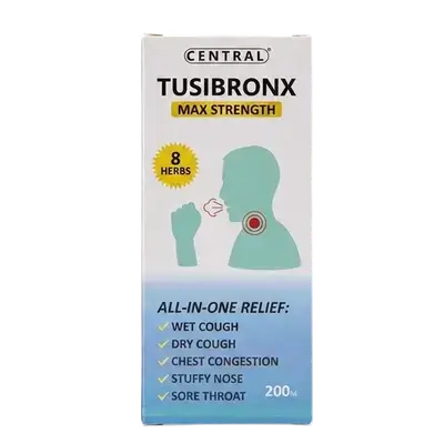 Tusibronx 8 Herbs Max Strength Syrup 200ml _ CENTRAL