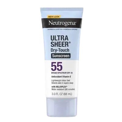 Ultra Sheer Dry Touch Sunscreen SPF55+ Water Resistant 88ml _ Neutrogena