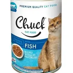 Chuck Cat Food/ Fish/ Adult (415g)