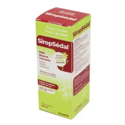 Siropsedal cough syrup - 125 ml - France