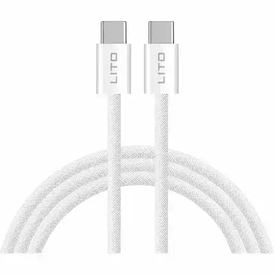 Lito LD04 Long-Reach 60W USB-C to USB-C High-Power Fast Charging Cable (2m)