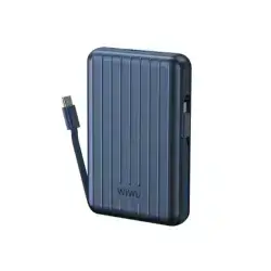 WiWU Trunk Power Bank WI-P014 | 10000mAh 22.5W (Type-C & Lightning) – Blue
