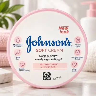 Johnson’s Soft Cream – Face & Body – All Skin Types