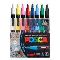 Posca markers 8 pcs