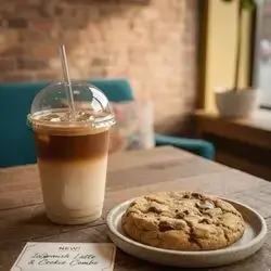 Spanish Latte and Cookies