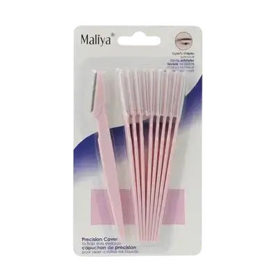 Eyebrow Razor Expertly Shapes Eyebrows & Gently Exfoliates Precision Cover To Help Style Eyebrow 10Pcs _ Maliya