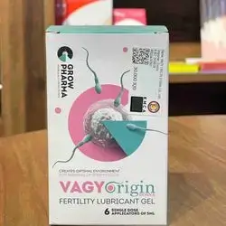 vagyorigin fertility lubricant gel 6 single dose applicators of 5ml made in italy