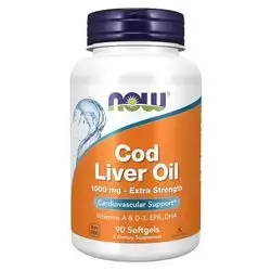 Cod Liver Oil Now 90 Softgels