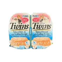 Inaba - Twins - Tuna & Chicken with Scallop 35gx 2pcs