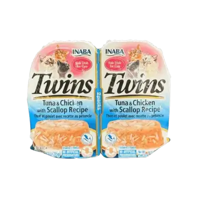 Inaba - Twins - Tuna & Chicken with Scallop 35gx 2pcs