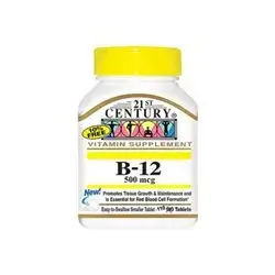 21 Century B -12 500 Mcg