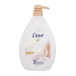Dove Bath Shower | Nourishing Soap 1000ml | Nourishing Silk | WITH BUILT IN PUMP