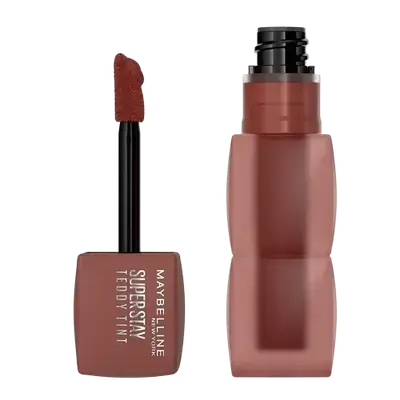 Super Stay Teddy Tint Long Lasting Matte Lipstick 20 MASCARA TEAR 5ml _ MAYBELLINE NEW YORK