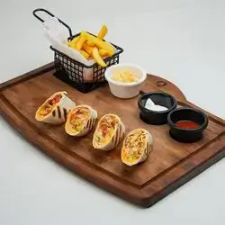 Saj Chicken Burger