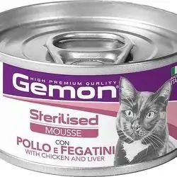 Gemon Chicken Sterilised Cats 85g
