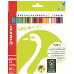 STABILO GREENcolors- 24 pcs