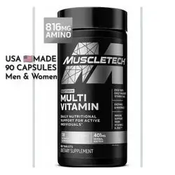 PLATINUM Multivitamin for Men & Women, MultiVitamins Supplement for Immune & Vitality, 18 Vitamins & Minerals & Enzymes&Herbs, Vitamin A C D E B6 B12 Zinc Choline Inositol, Daily Super Supplement, 90 Caps Multivitamin