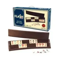 Flash Okey Wooden Curved Rummy Set