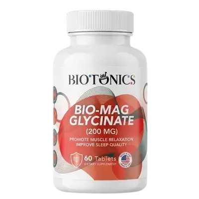 Bio-Mag Glycinate 200mg 60 Tablets _ BIOTONICS