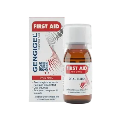 GENGIGEL Hyaluronic Acid First Aid Oral Fluid 50ml _ RICERFARMA