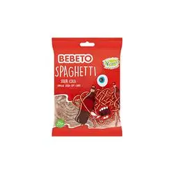 Bebeto Spaghetti Sour Cola Soft Candy 80 Gm