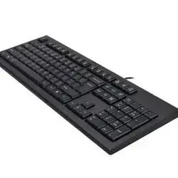 Wired keyboard.