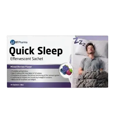 Quick Sleep Effervescent 30 Sachets _ BT pharma