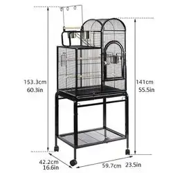 Cage For A Parrot, Amazon, Or Cockatiel