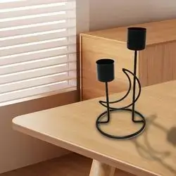 1pc Minimalist Wrought Iron Candle Holder