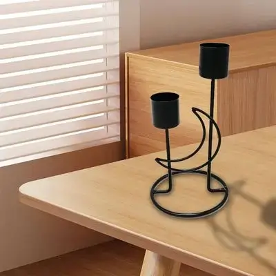 1pc Minimalist Wrought Iron Candle Holder