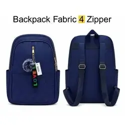 bag pack fabric ,for school ,big size 4 zipper .