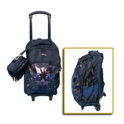 school backbags with wheels and large size