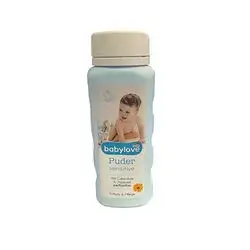 Babylove powder for sensitive skin perfume free 100ml