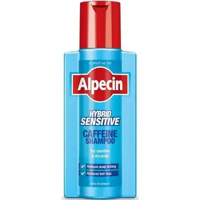 ألبيسين شامبو هايبرد كافيين ضد تساقط الشعر ومهدئ للحكة والقشرة الدهنية 250ml//Alpecin- Hybrid Caffeine Shampoo