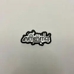Mathematics Metal Sticker