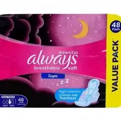 Always Breathable Night-light 48Pcs