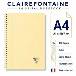Notebook,french , A4 Size,180 pages.