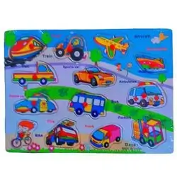 Vehicles Peg Puzzle