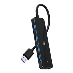 DM CHB090 4-Port USB 3.2 Gen 1 Hub — 5Gbps High-Speed Data Splitter